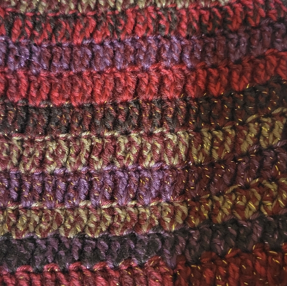 Colorful glittery woolen crossbody - Picture 2 of 6